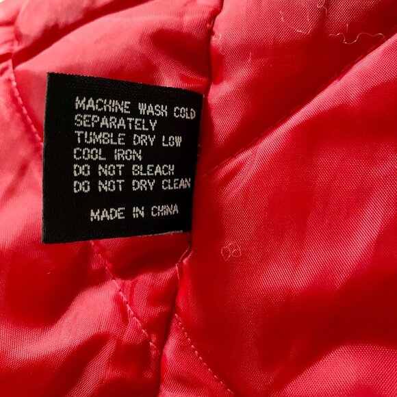 Yoki Black Nylon Jacket Polyester Filling Zipper Pocket Details Woman's Medium - Picture 10 of 12